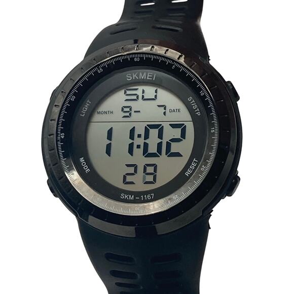 SKMEI Mens Digital Multifunction Watch 50mm Month Date Day Timer Adjustable Band - Picture 1 of 9